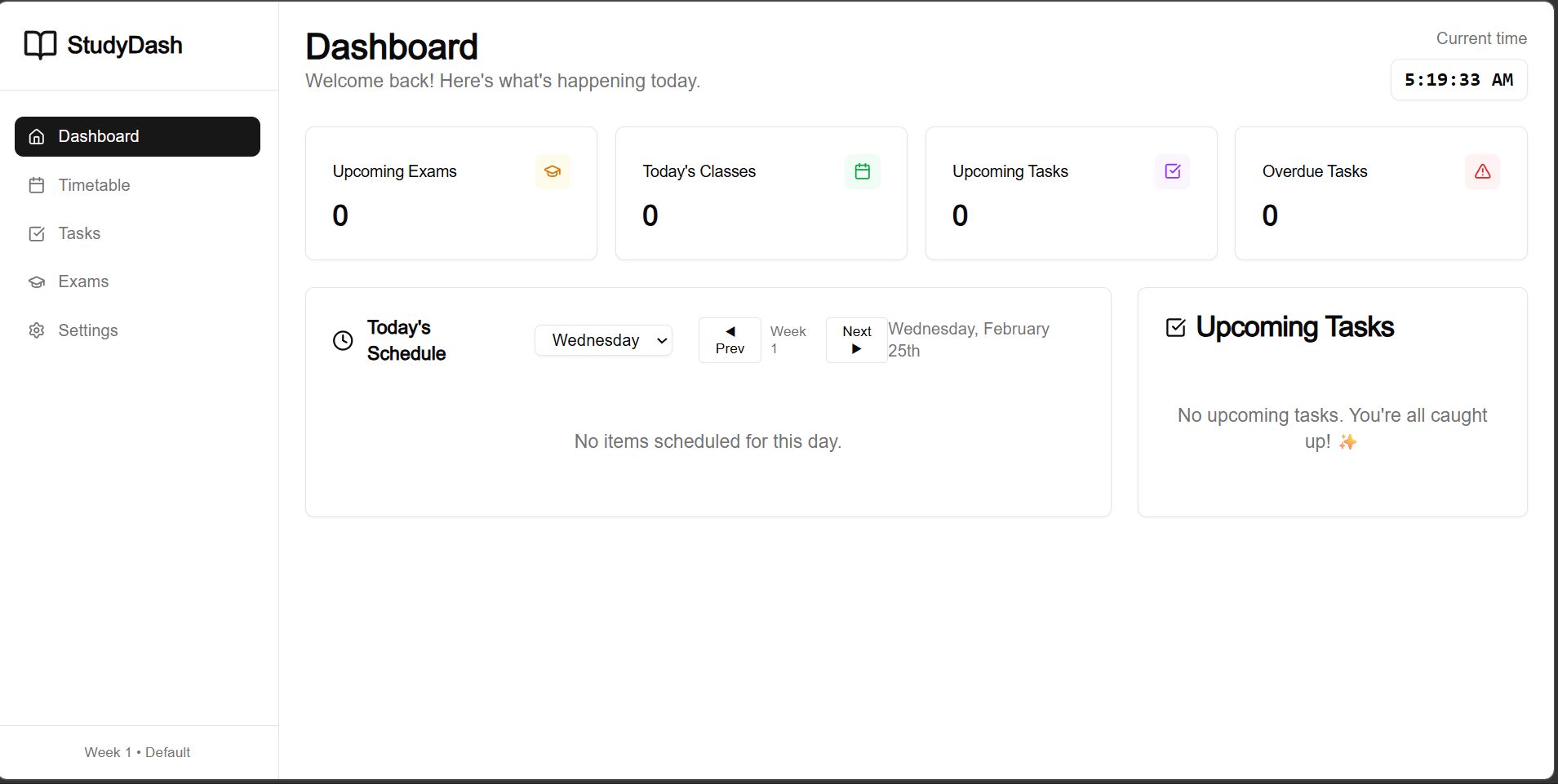 Student Manager (Study Dash)